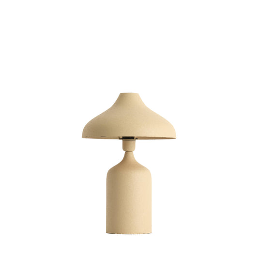 Varm beige metalbordlampe Light & Living Yebri