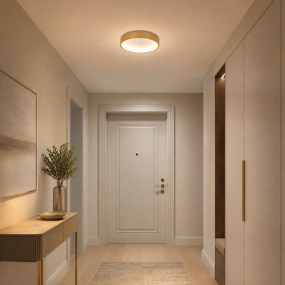 Gyllene LED-taklampa Steinhauer Ringlede – bild 2