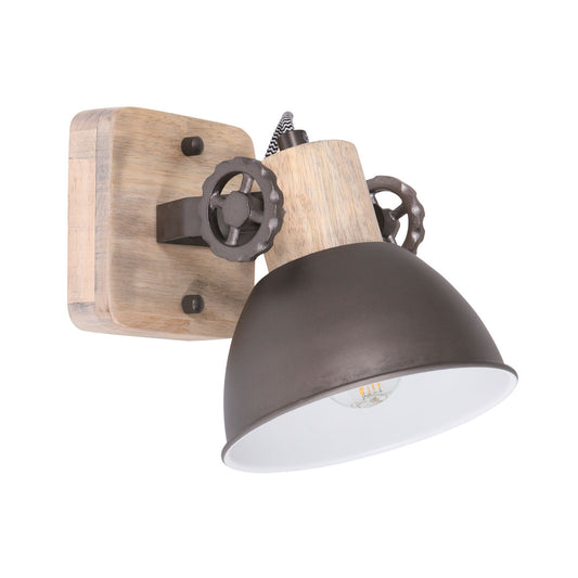 Spot de teto industrial Mexlite Gearwood antracite – imagem 1