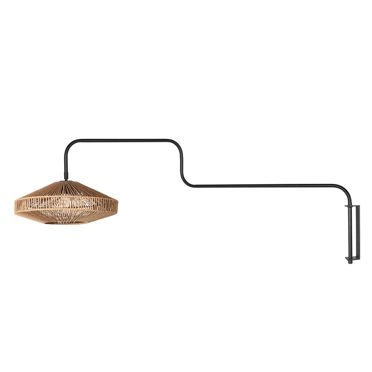 zwarte-wandlamp-met-touwlampenkap-steinhauer-bloeba-variant-image1