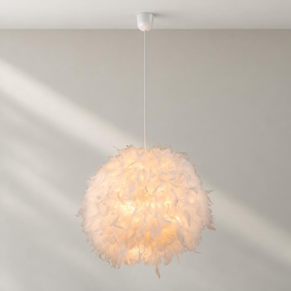 Obolg Katunga hanglamp wit Japandi Ø45 cm – studiobeeld