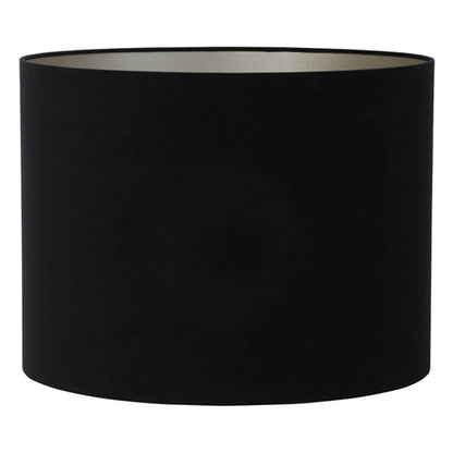moderne-ronde-zwarte-lampenkap-met-zilver-light-living-velours-main-image