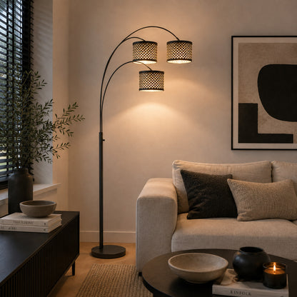 Steinhauer Sparkled Light båglampa svart, 3 ljuspunkter – bild 2