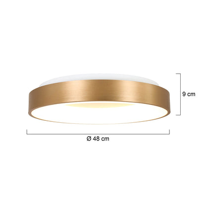 Steinhauer Ringlede kultainen kattovalaisin – Ø 48 cm – mittapiirros