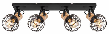 zwart-bruine-4-lichts-spot-rasterkap-globo-lacky-variant-image1