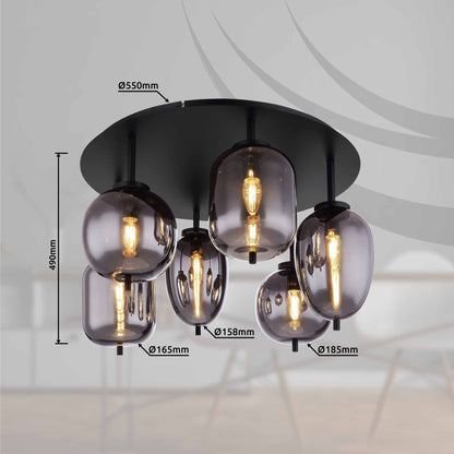 ronde-moderne-zwarte-plafondlamp-globo-blacky-variant-image4