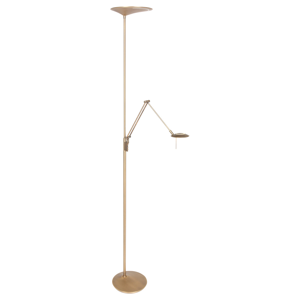 bronzen-uplight-met-leeslamp-steinhauer-zodiac-led-main-image