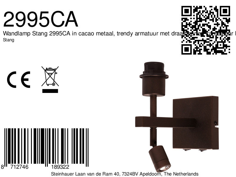 wandlamp-met-leeslamp-cacao-metaal-steinhauer-stang-variant-image8a