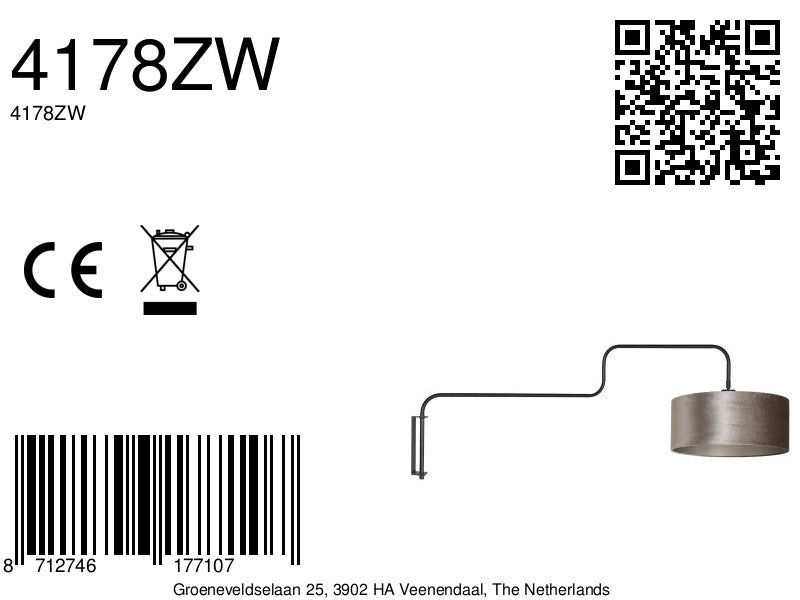 zilveren-trendy-wandlamp-veloursstof-steinhauer-bloeba-variant-image8a