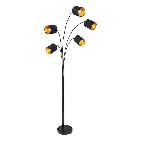 5-lichts-design-vloerlamp-zwart-globo-kaddy-main-image