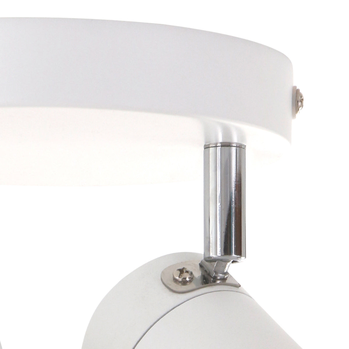 Модерен бял LED спот Mexlite Upround с 2 светлини – изображение 5