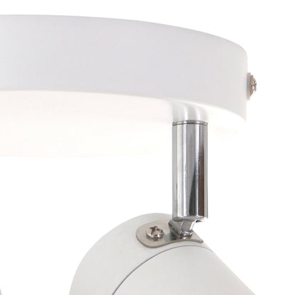 Модерен бял LED спот Mexlite Upround с 2 светлини – изображение 5