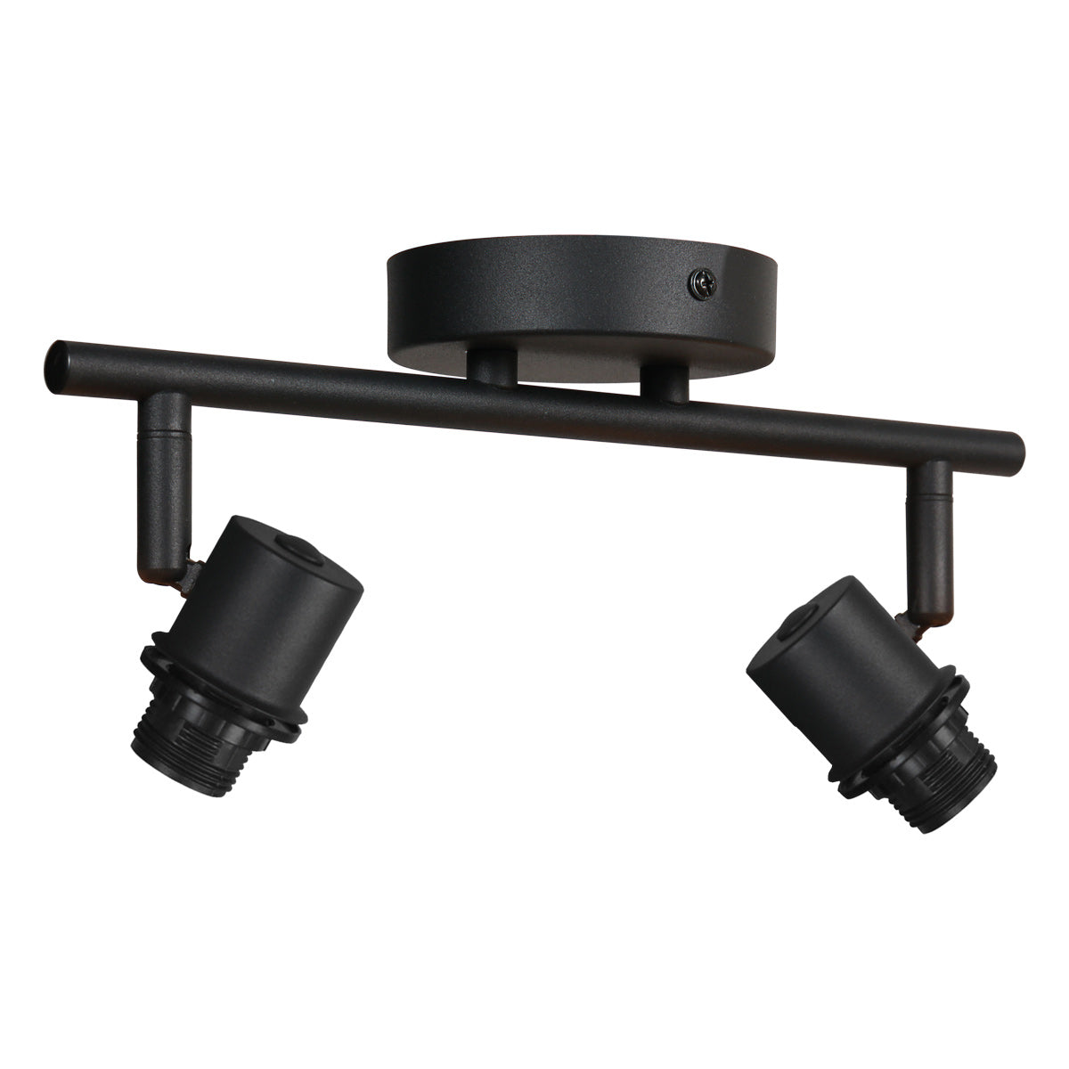 Mexlite Bambus 2-Light Black Bamboo Spotlight