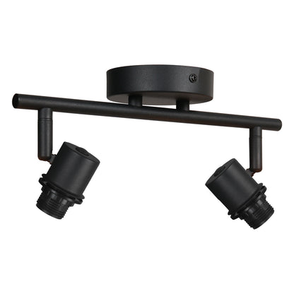 Mexlite Bambus 2-Light Black Bamboo Spotlight