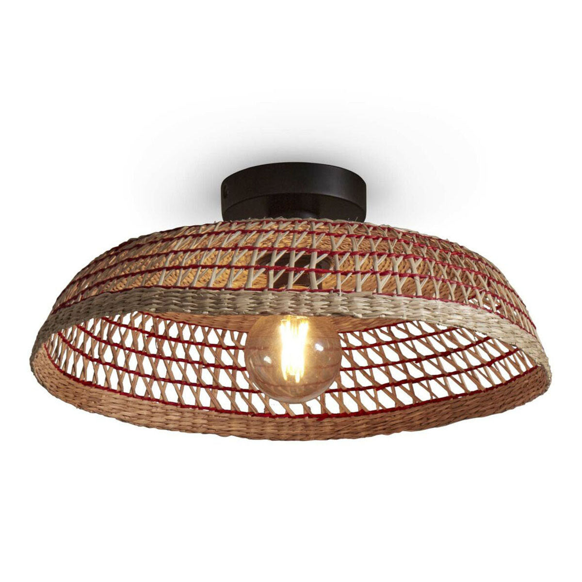 zeegras-plafondlamp-koepel-naturel-rood-good-mojo-pantanal-main-image
