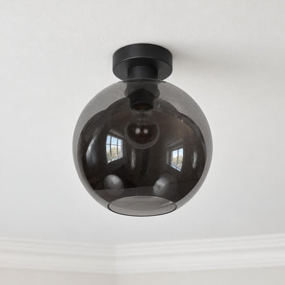 Steinhauer Bloeba 4375ZW – taklampa i rökglas – miljöbild