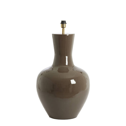 tafellamp-lampvoet-glanzend-donkerbruin-warme-sfeer-light-living-nana-main-image
