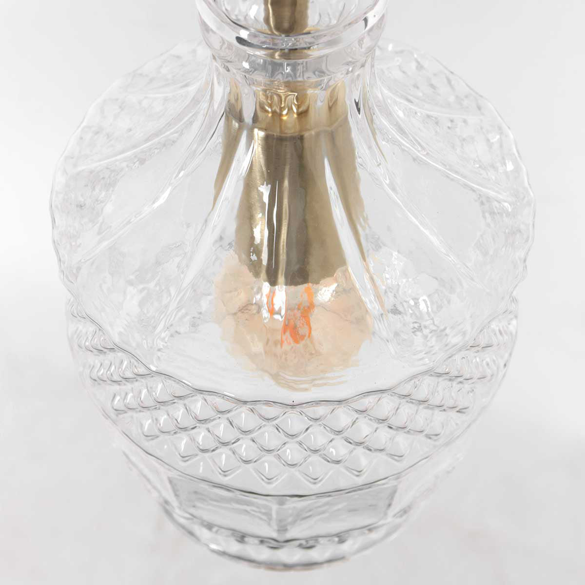 Висяща лампа Grazio Glass от стъкло и месинг – изображение 10