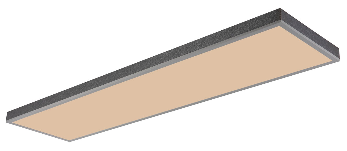 Lampada da soffitto LED in alluminio extra grande color argento – immagine 9