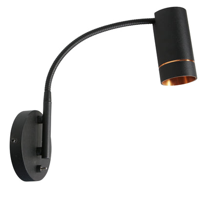 zwarte-flexibele-wandlamp-spot-ontwerp-steinhauer-downlume-variant-image1