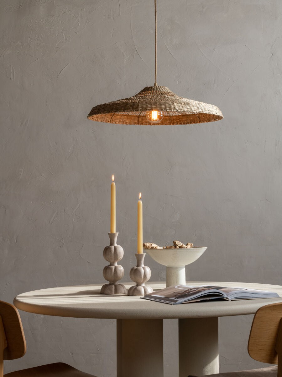 Luminária suspensa de algas marinhas em cor natural quente GOOD&MOJO Santorini – imagem 4
