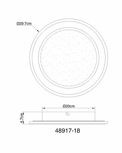 ronde-plafondlamp-wit-filterlicht-globo-tini-variant-image3
