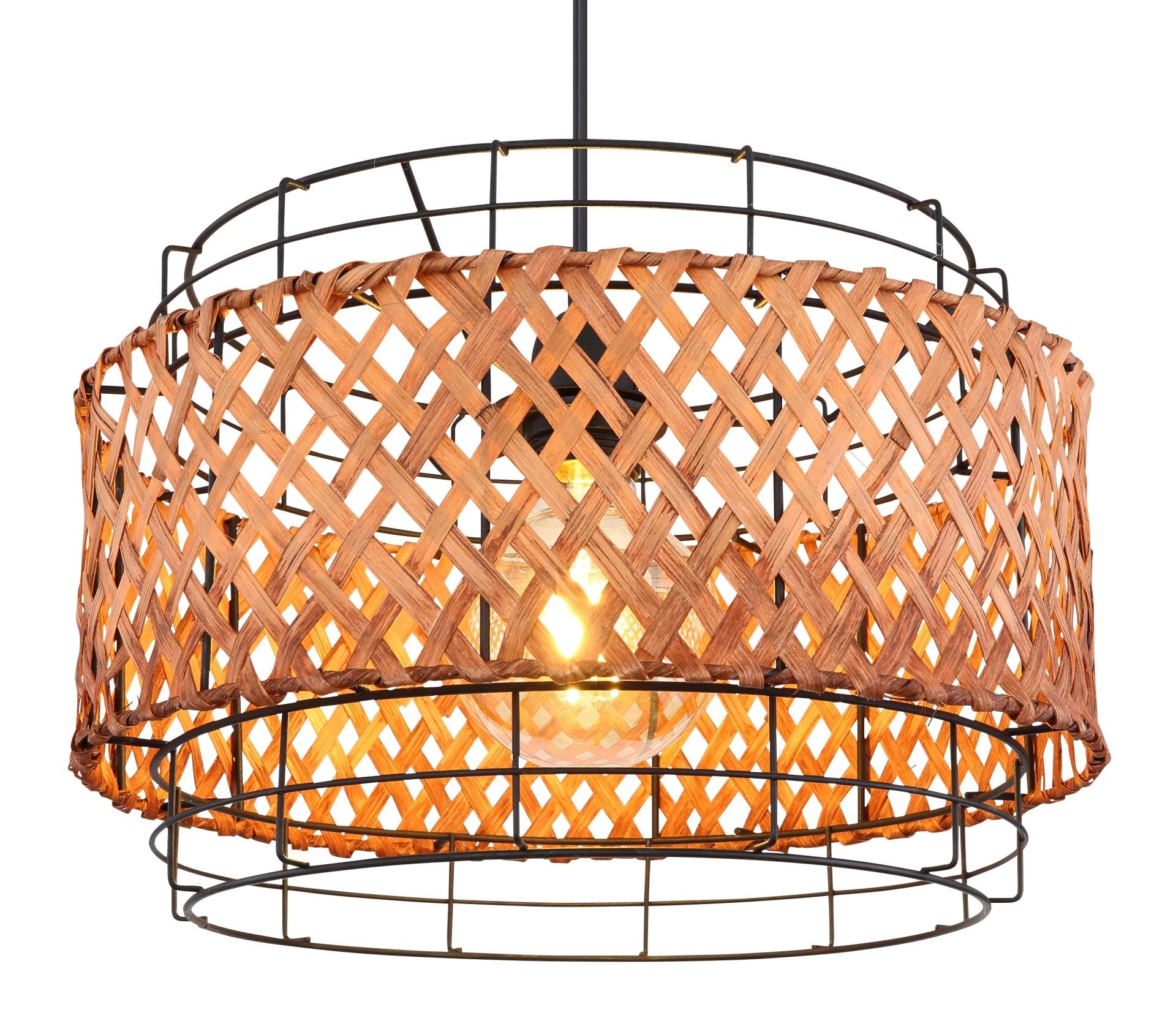 zwarte-hanglamp-met-bamboe-en-gaas-gina-variant-image2