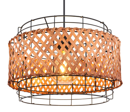 zwarte-hanglamp-met-bamboe-en-gaas-gina-variant-image2