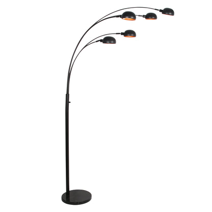 zwarte-5-licht-vloerlamp-met-marmeren-voet-mexlite-pentra-main-image