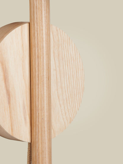 Lampada da parete in legno di frassino naturale senza tempo GOOD&MOJO Okinawa – immagine 3