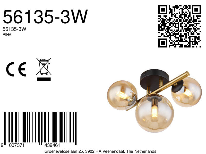 wandlamp-met-messing-arm-en-amber-glazen-schaduw-riha-variant-image8a