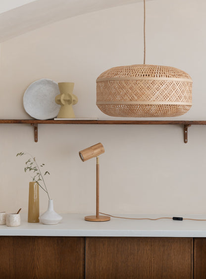 Lampada da tavolo in bambù naturale grande GOOD&MOJO Java – immagine 8