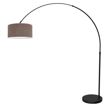 booglamp-zwart-met-grijze-linnen-kap-verstelbaar-e27-mexlite-flair-variant-image1