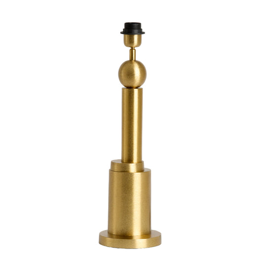Stor guldfarvet metal lampefod Light & Living Vivino