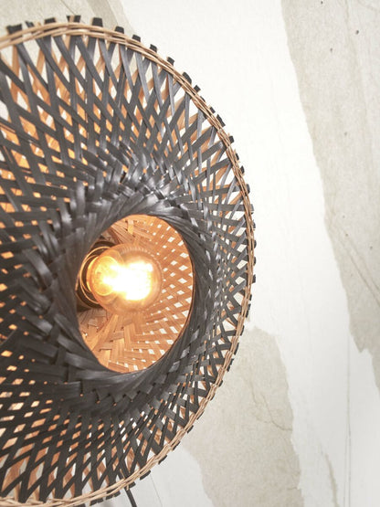 zwarte-bamboe-bohemian-wandlamp-xs-good-mojo-kalimantan-variant-image2