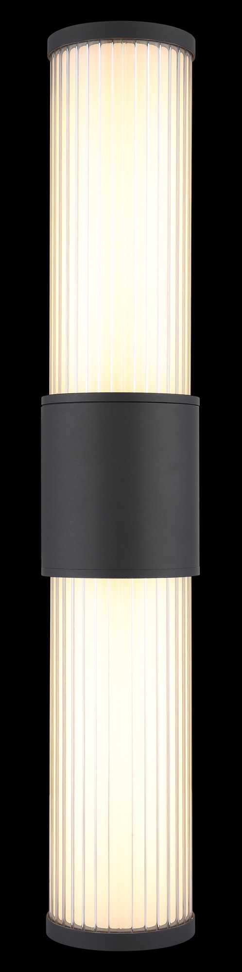 Grande lâmpada de parede exterior LED de alumínio na cor antracite – imagem 5