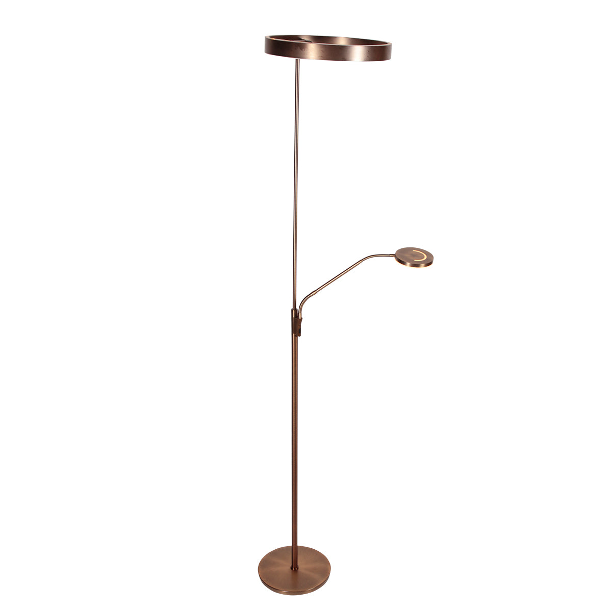 bronzen-vloerlamp-soleil-2-met-uplight-en-leesarm-variant-image1