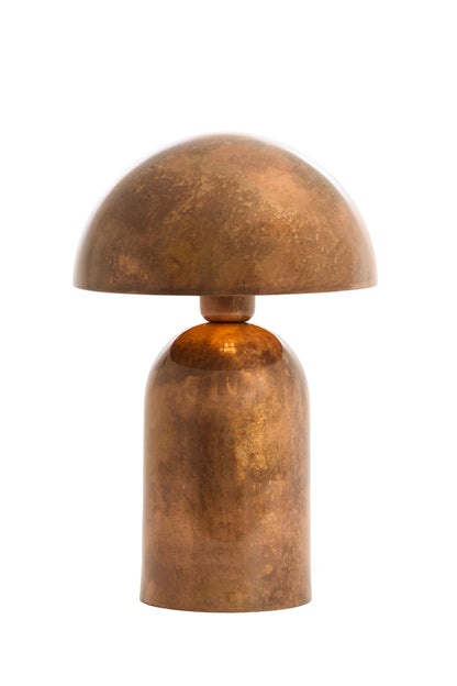 Pequena lâmpada de mesa metálica cor cobre Light & Living Tolima – imagem 1