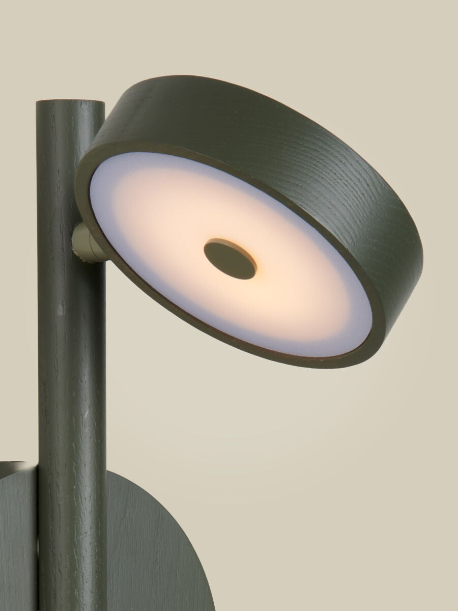 Zwarte houten wandlamp met ronde kap GOOD&MOJO Okinawa – afbeelding 4