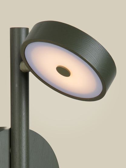Zwarte houten wandlamp met ronde kap GOOD&MOJO Okinawa – afbeelding 4