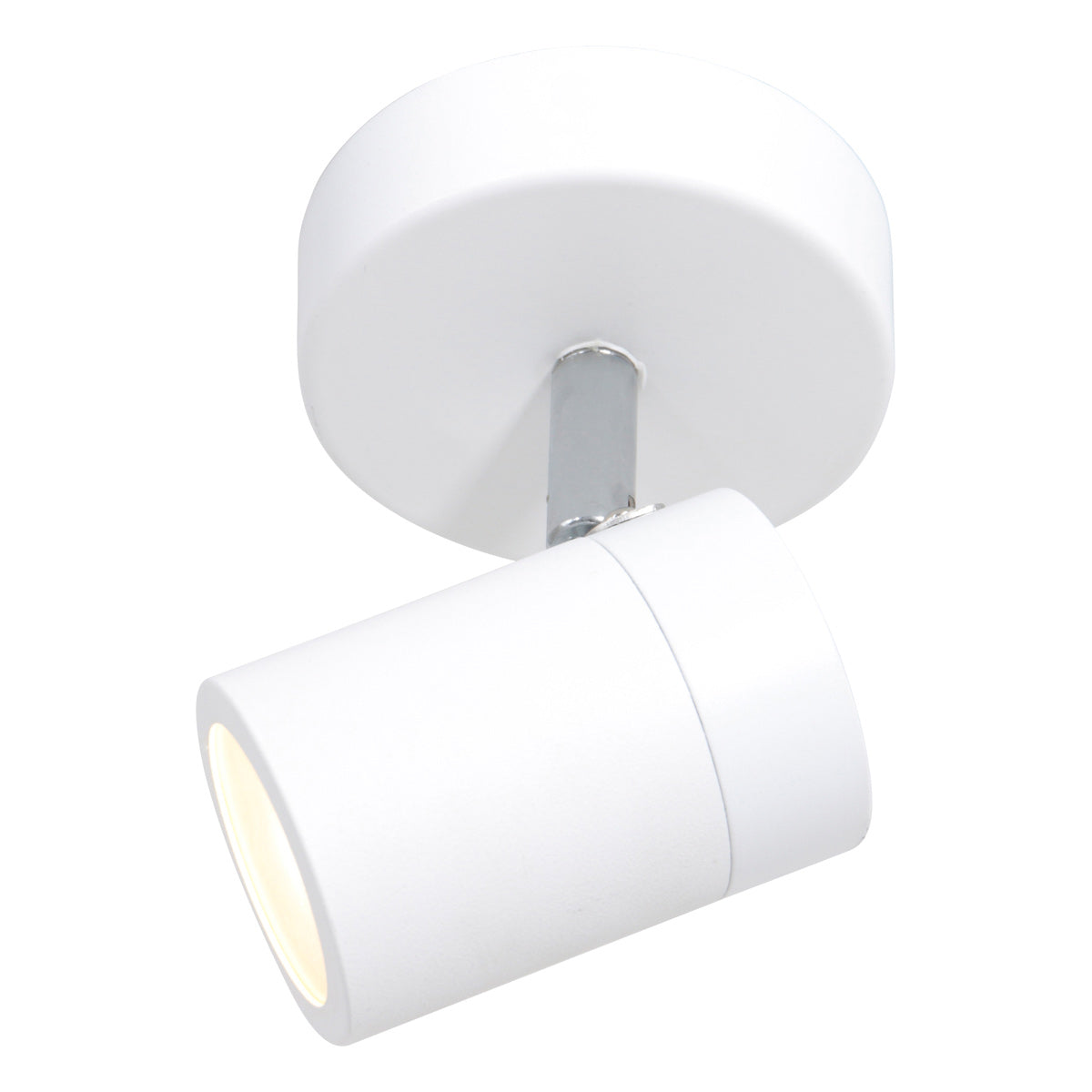 Mexlite Upround LED-spot i vit metall – GU10