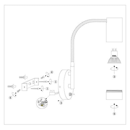 zwarte-flexibele-wandlamp-spot-ontwerp-steinhauer-downlume-variant-image9