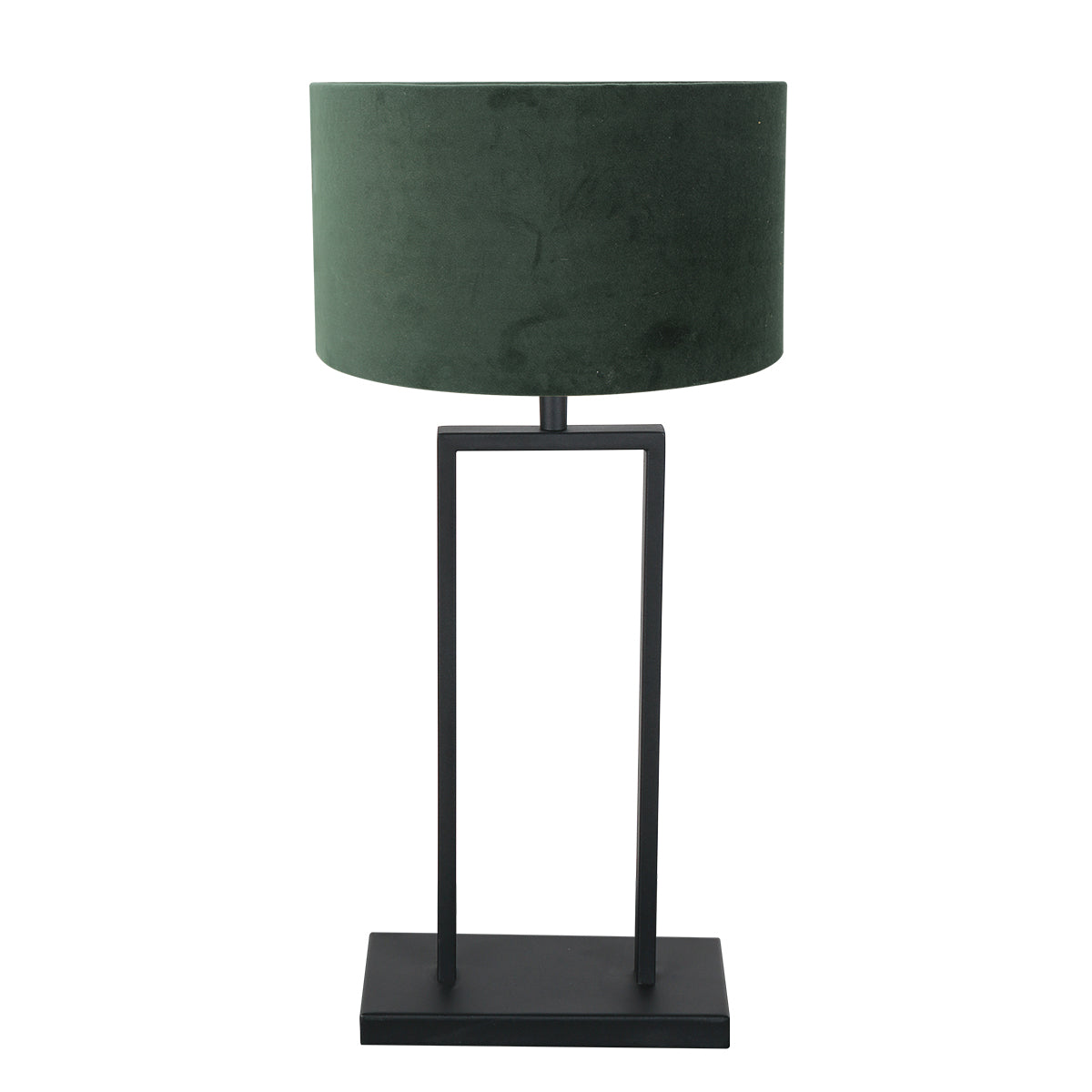 Steinhauer Stang Black Table Lamp with Green Shade – image 1