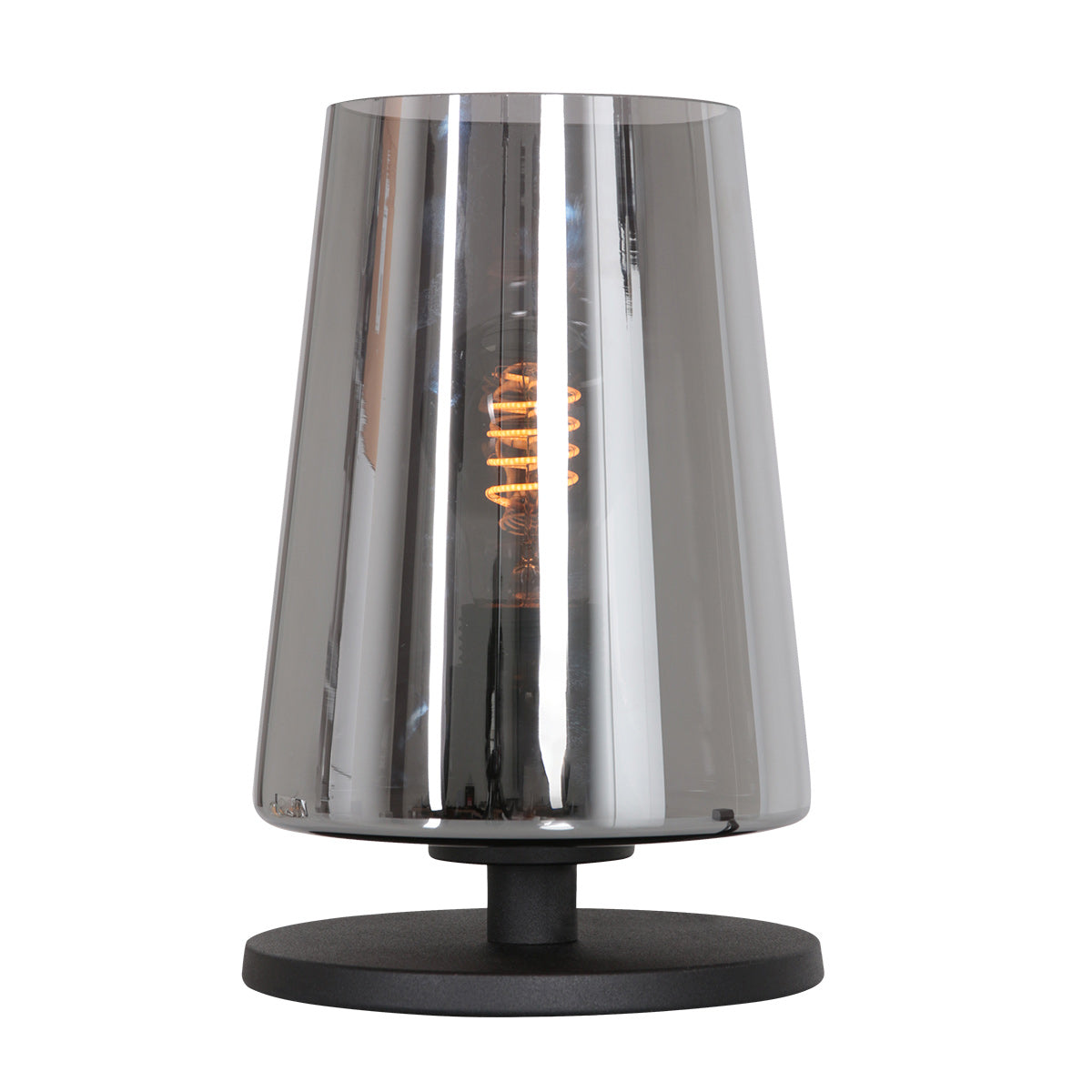 conische-zwarte-tafellamp-rookglas-steinhauer-ancilla-main-image