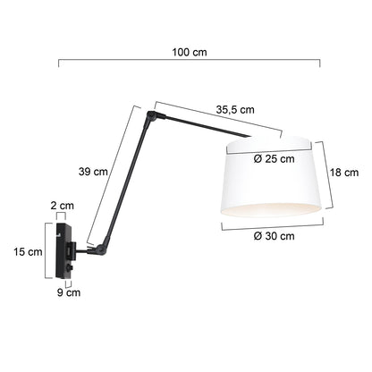 wandlamp-met-uitklaparm-steinhauer-prestige-chic-variant-image7