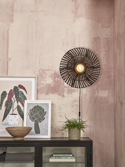 boheemse-wandlamp-zwart-rotan-metaal-good-mojo-zanzibar-variant-image1