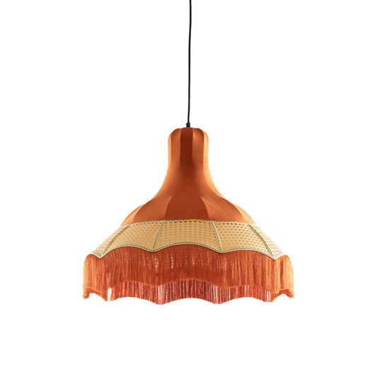 retro-oranje-hanglamp-met-franjes-light-living-mizia-main-image