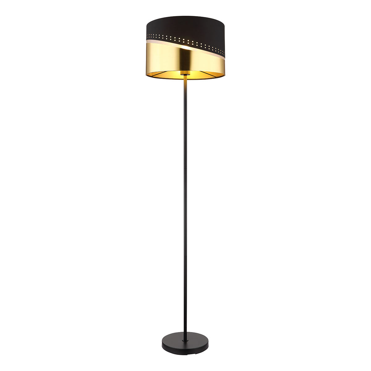 vloerlamp-glamoureuze-zwart-gouden-kap-globo-or-main-image