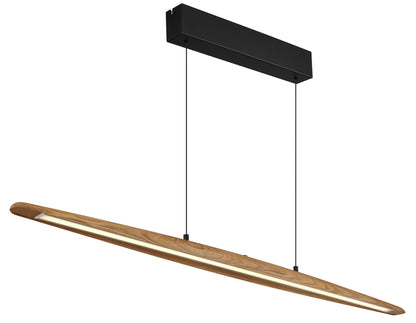 Lampa suspendată din metal negru cu LED-uri, plină de caracter – imaginea 5