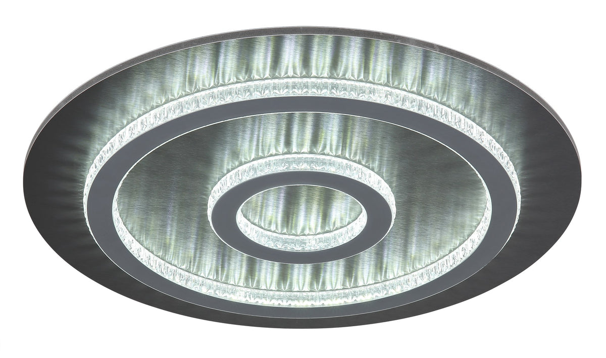 Pieni musta metallinen LED-kattovalaisin – kuva 4